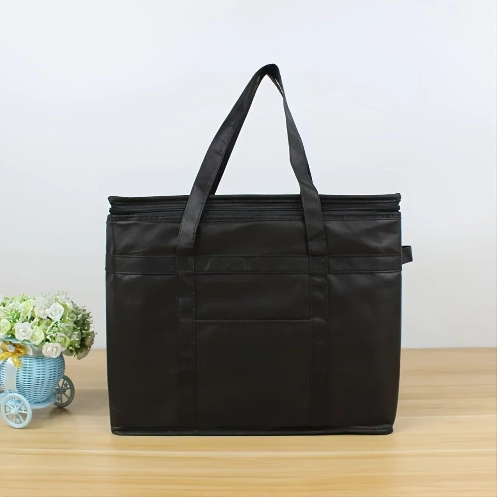 Keep Your Food and Drinks Cool and Fresh with Our Extra Large Insulated Picnic Bag! Qme