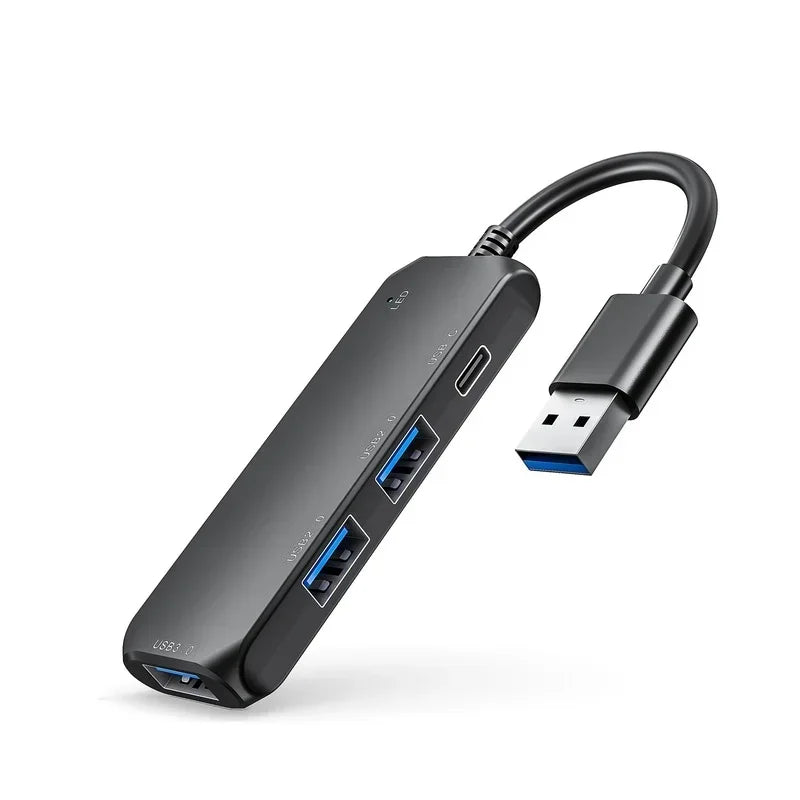 Type-c Docking Station HUB Charging To Hub Splitter PD Charging for MAC BOOK Ultrabook Computer USB Cable Splitter 4 Port Qme
