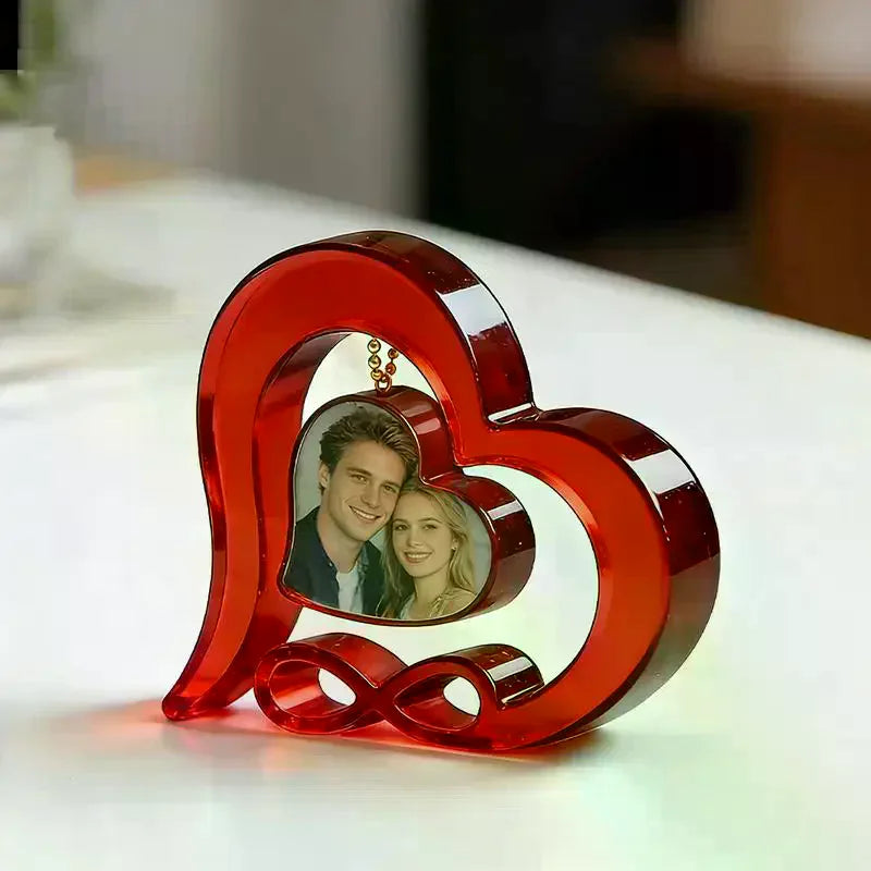 Heart-shaped Photo Frame Pendulum Base Silicone Mold, DIY Crystal Epoxy Resin Mold, DIY Photo Frame Ornament Qme