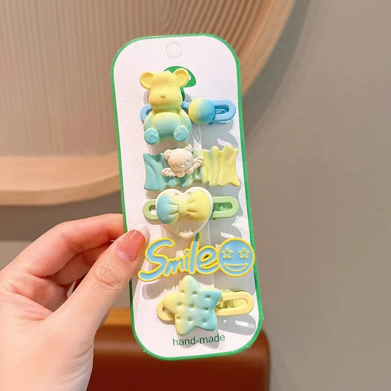 Colorful Stray-hair Duckbill Clip Kuroomi Student Cartoon Hair Girls Qme 3