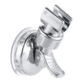 Shower Head Holder Bathroom Strong Vacuum Suction Cup Wall Mount Holder Adjustable Hand Shower head Bracket Bathroom Accessory Qme silver