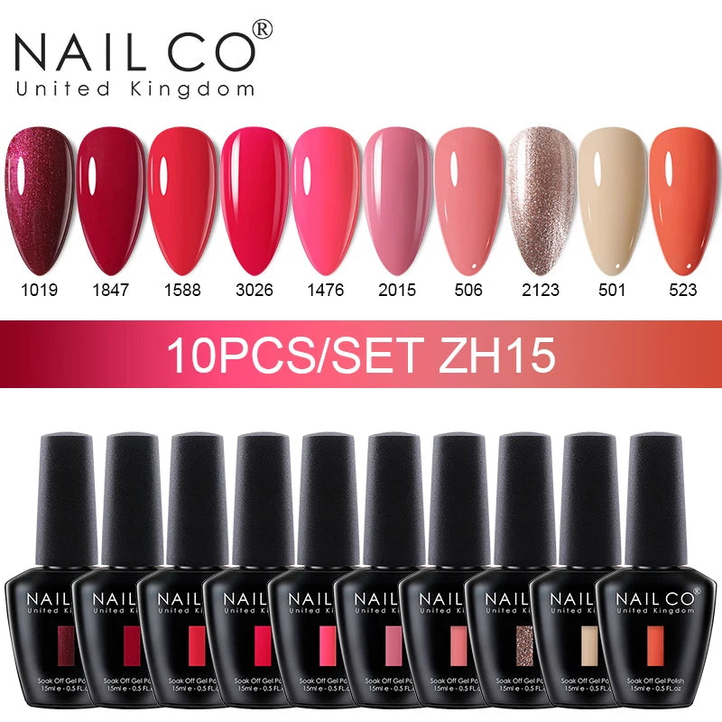 NAILCO Jelly Macarone Gel Polish Nail Art All Manicure Semi-permanent