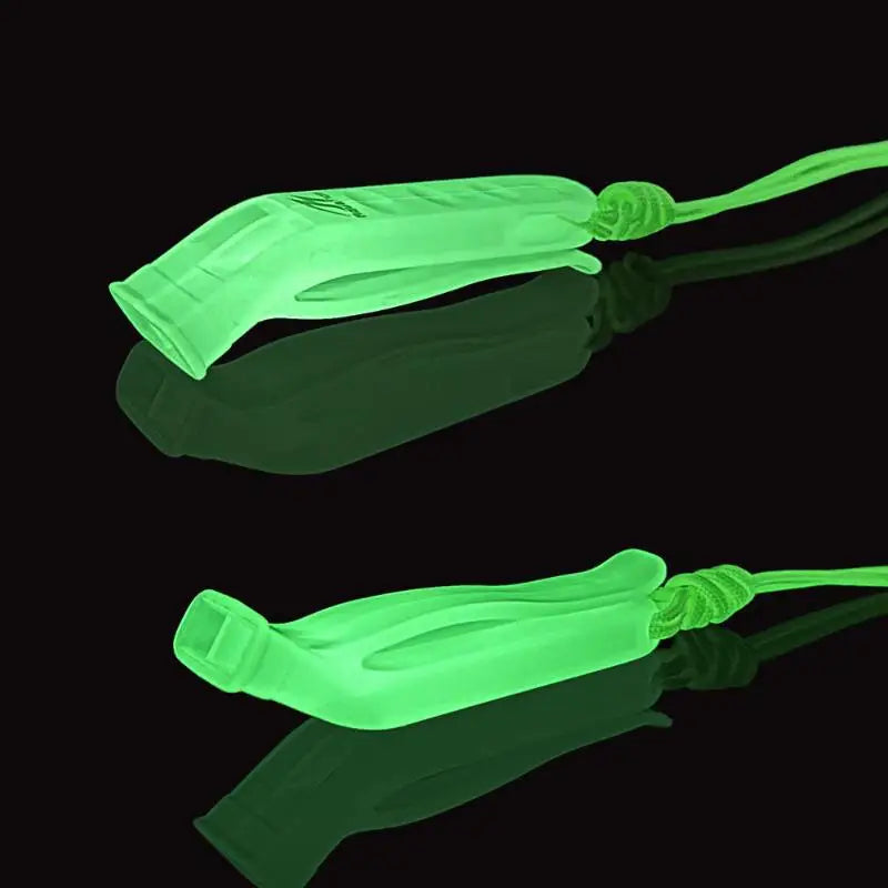 Outdoor Survival Powerful Luminous Dual-frequency Whistle Decibel Qme