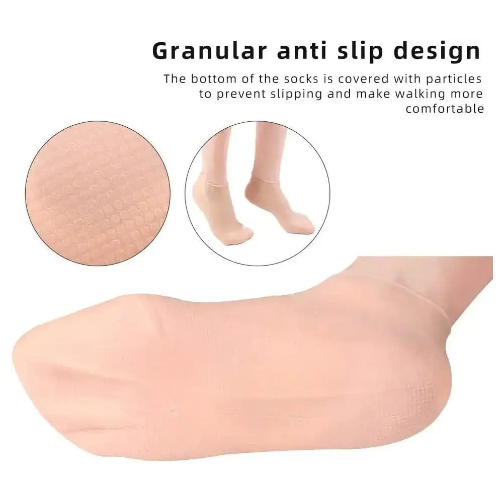 Moisturizing Socks Exfoliating Gel Heel Preventing Dryness Cracked Qme