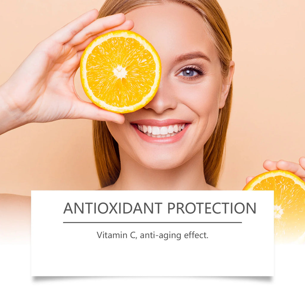 Orange Exfoliating Gel Brighten Facial Exfoliant Lighten Dark Skin Qme