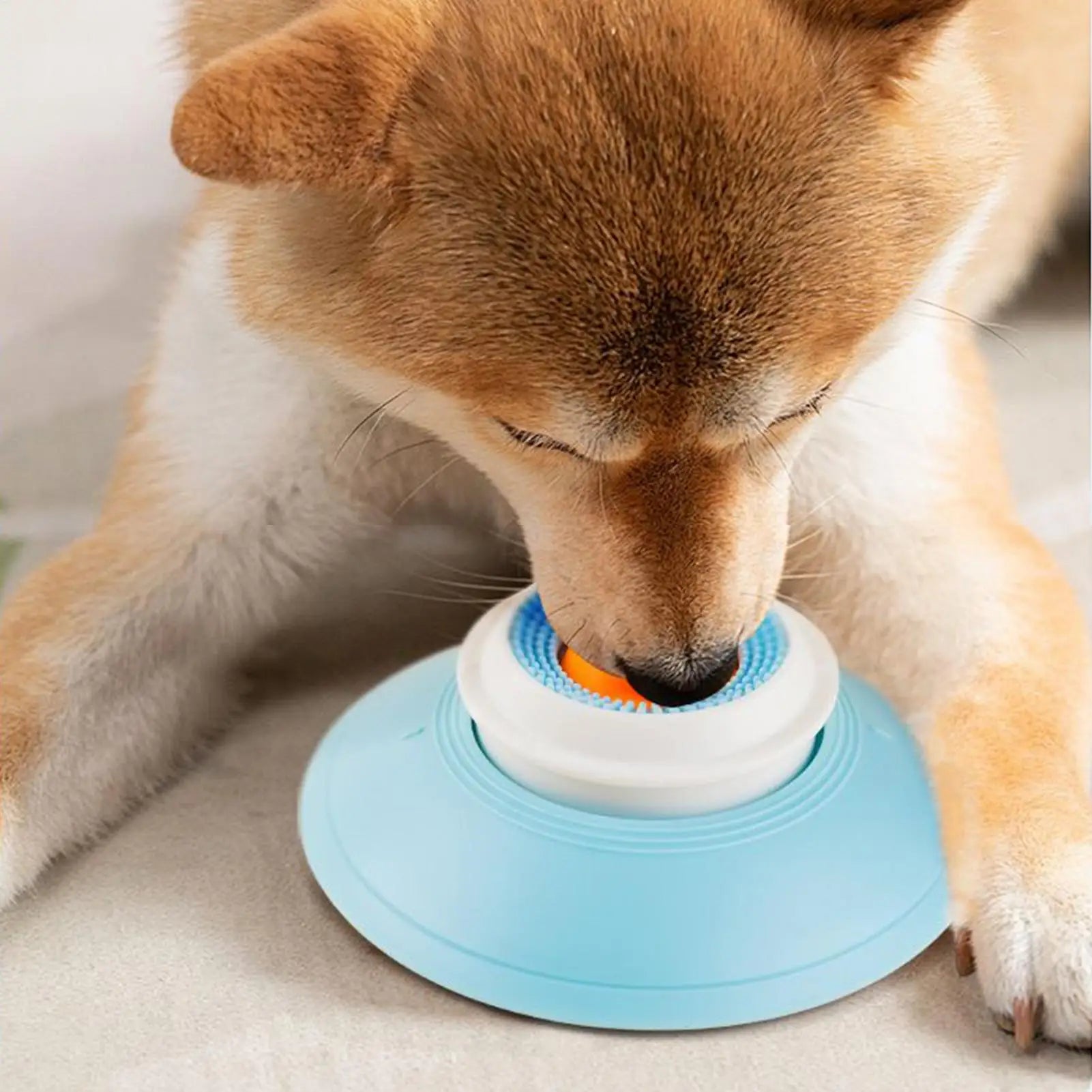 Pet Lick Mat Yogurt Licking Plate Slow Feeder For Dogs & Cats - Interactive Snack Bowl, Promotes Dental Health, Pet Licking Mats Qme