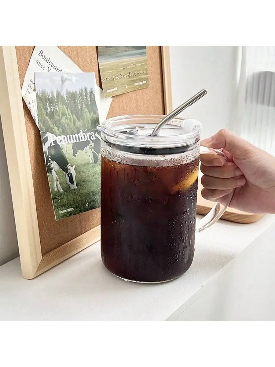 400 Smoothie Cup Straw Heat-resistant Juice Drink Large Capacity Qme