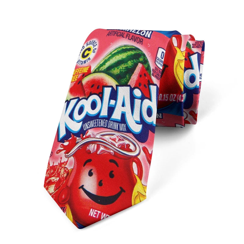 Trend Street Art Printed Tie Skateboard Youth Unisex Casual Fashion Qme style5