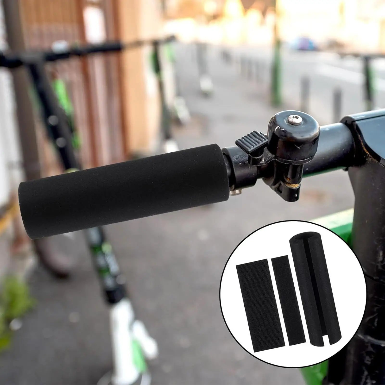 1 Pair Foam Handlebar Grips For Bike Handle Grip Cushions Gym Equipment Handle Sleeves Comfortable Child Bicycle Handlebar cover Qme