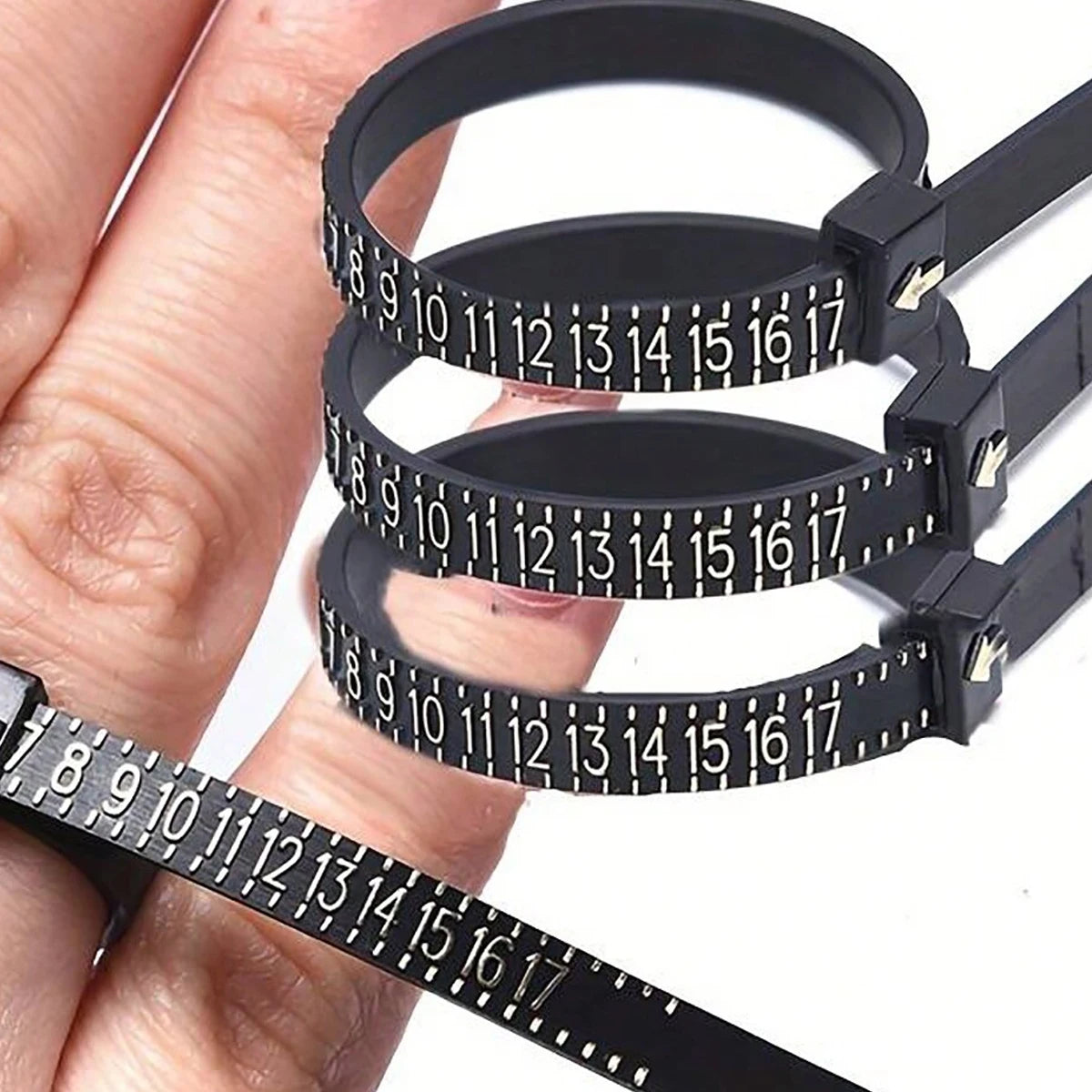 1pc Ring Size Measuring Instrument Ring Size Measuring Instrument Male and Female Finger Size, Ring Measuring Tool Qme