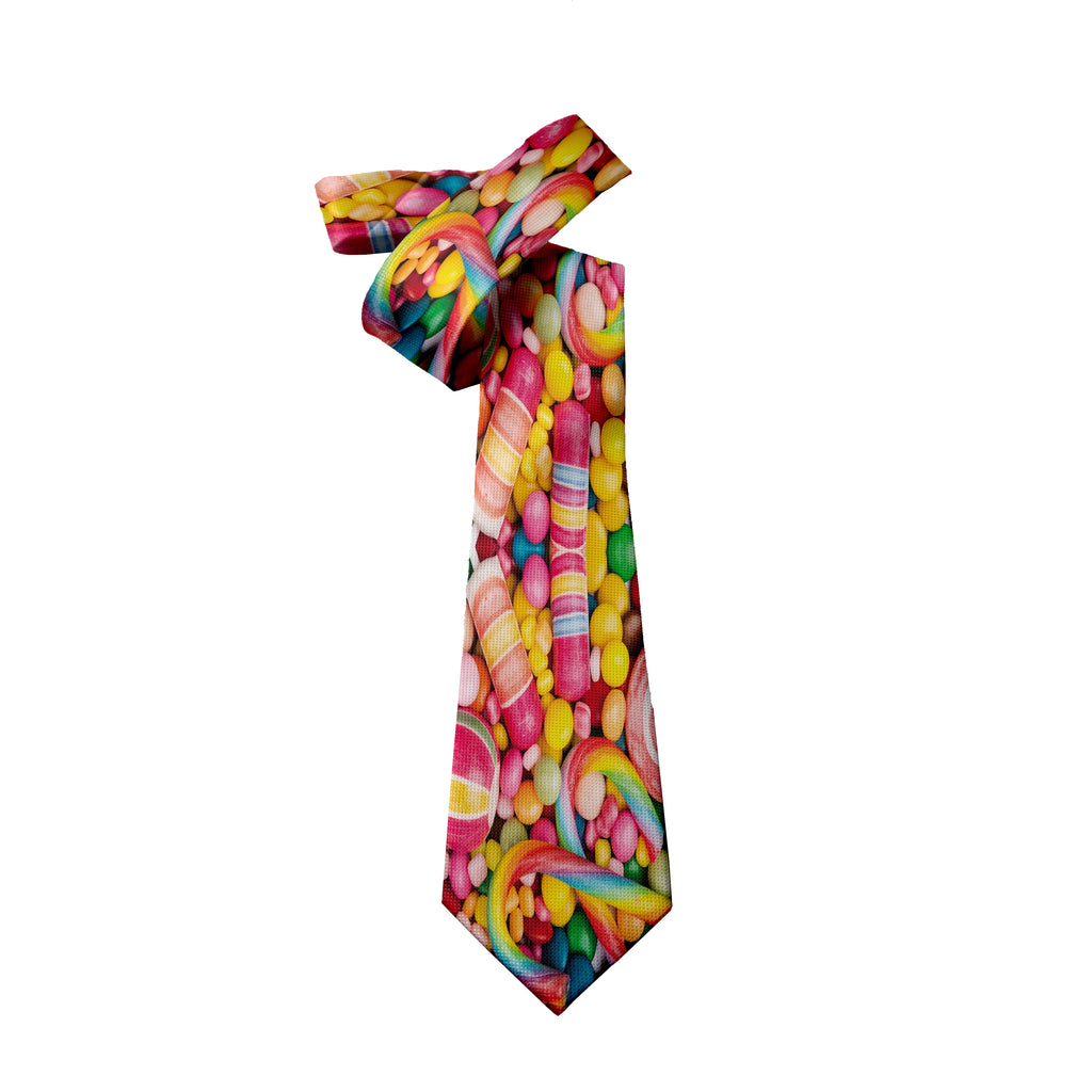 Funny Candy Snacks Printed Tie Unisex Casual Creative Novelty Men's Qme