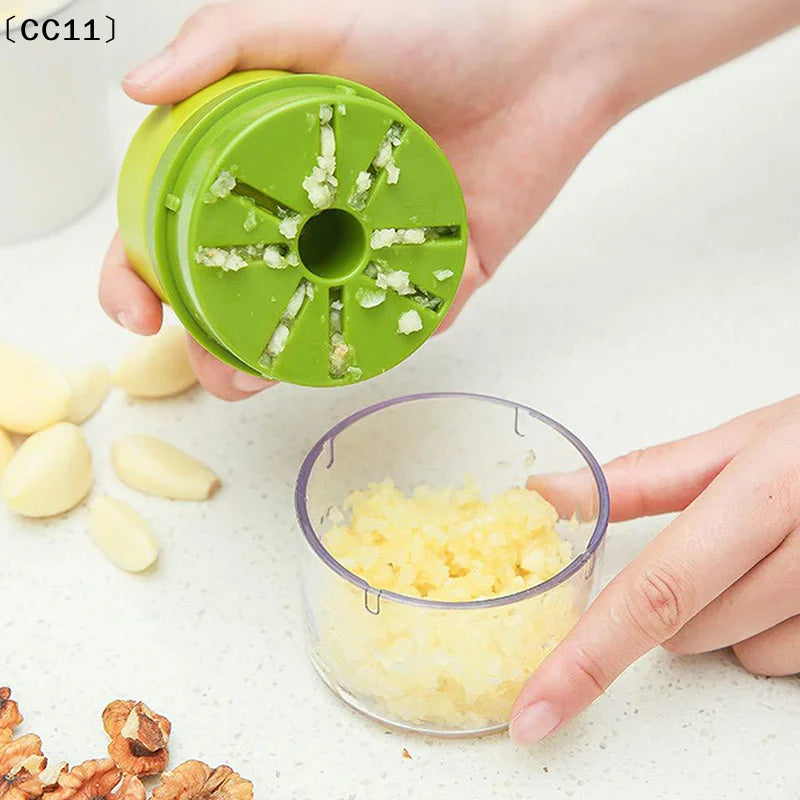 Garlic Vegetable Cutter Multifunctional Food Processor Hand-held Mini Qme Default Title