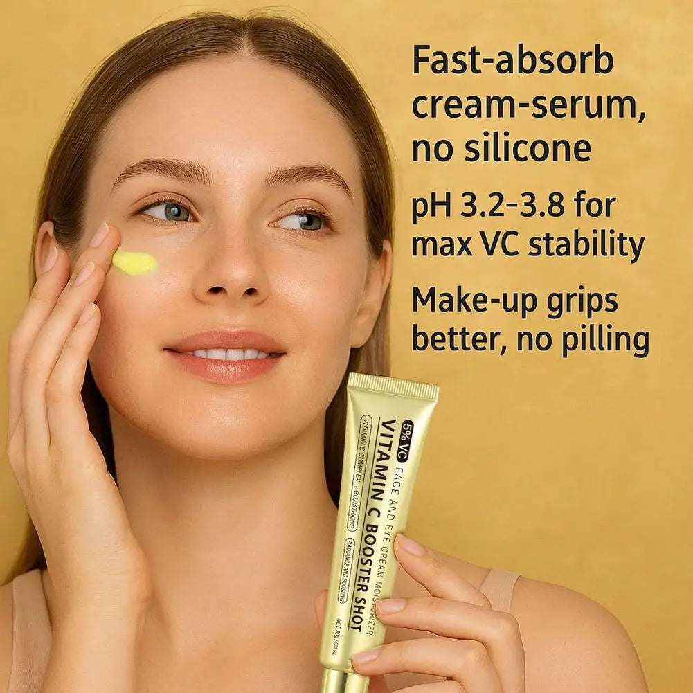 Vitamin C Brightening Essence Cream With Niacinamide Glutathione Soothing Moisturizing Face Serum Qme