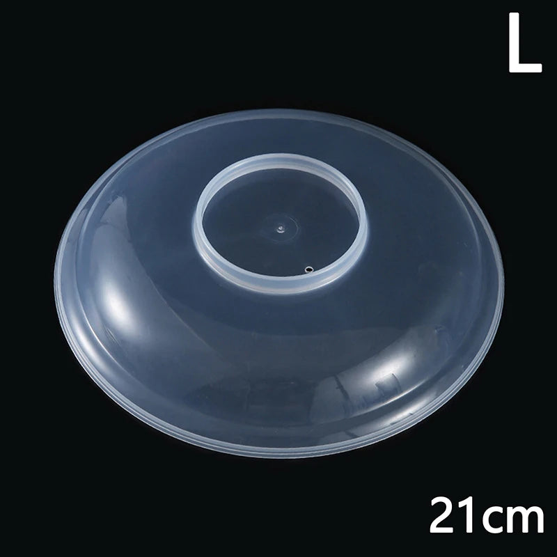 Kitchen Stackable Sealing Disk Cover Universal Plate Bowl Microwave Qme L