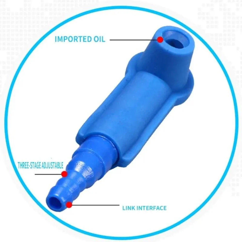 Brake Oil Extraction Hose Connector Car Brake Fluid Bleeder Tube Joint Auto Brake Oil Change Tool Accessory Qme