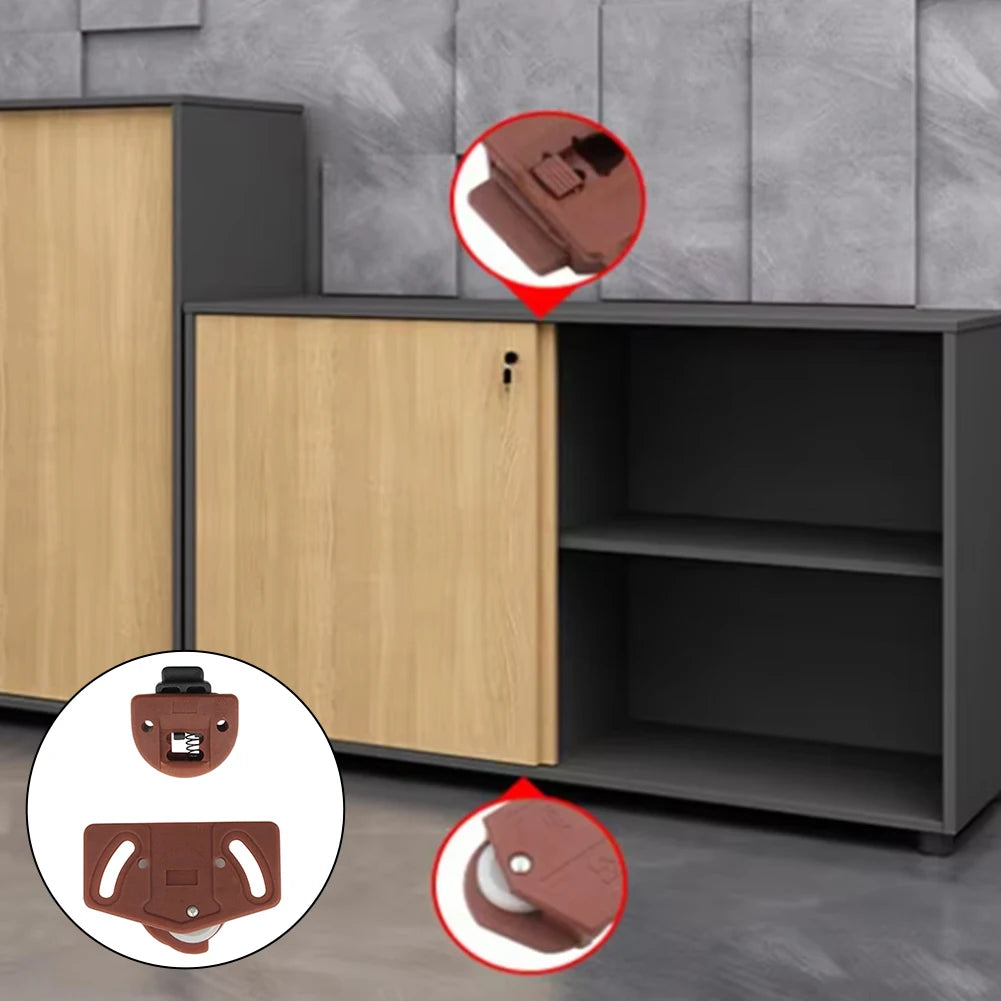 Wardrobe Sliding Door Pulley Wheel Runner Closet Moving Bottom Lower Qme