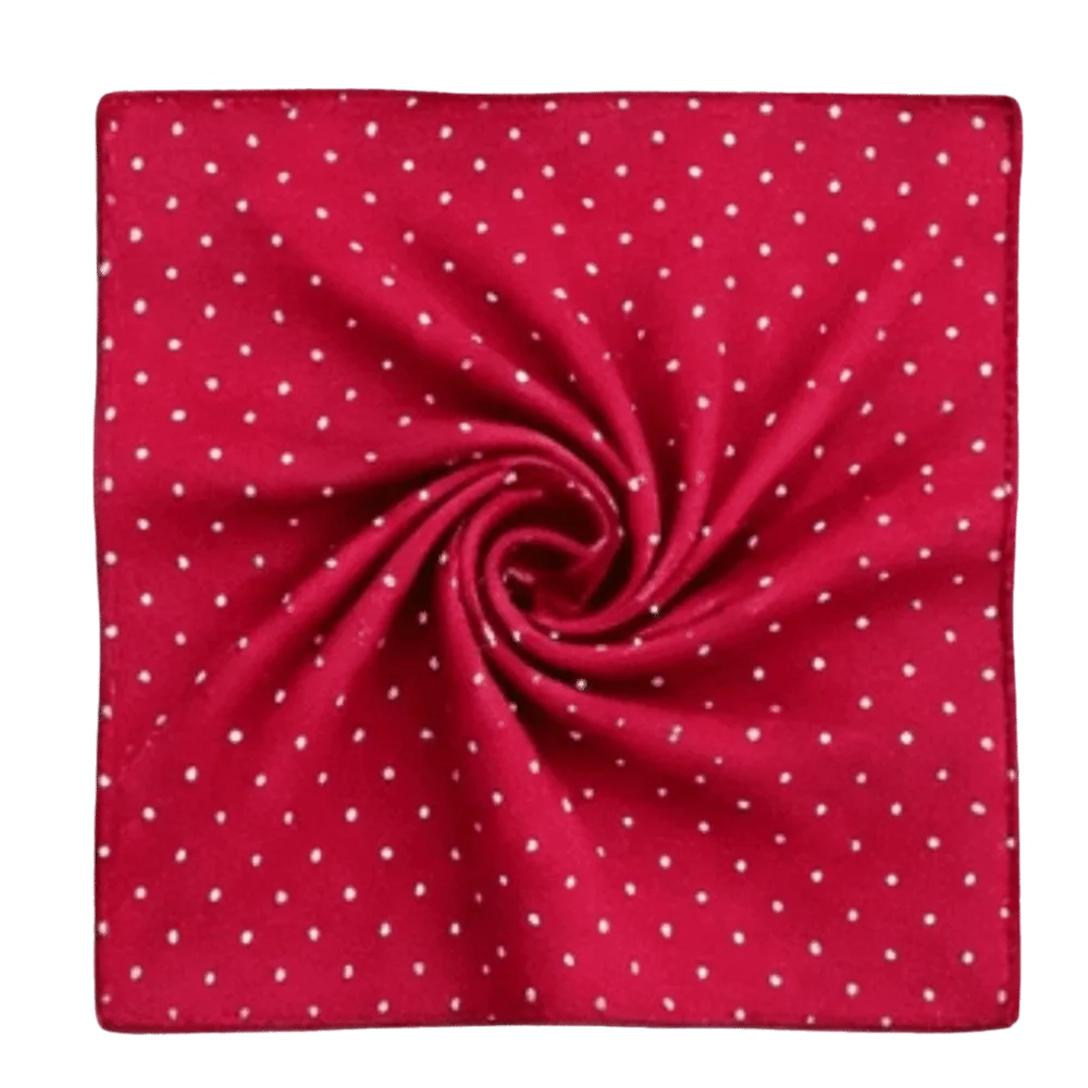 Multi Purpose Square Scarf Lightweight Polyester Thin Waist Butt Qme Red