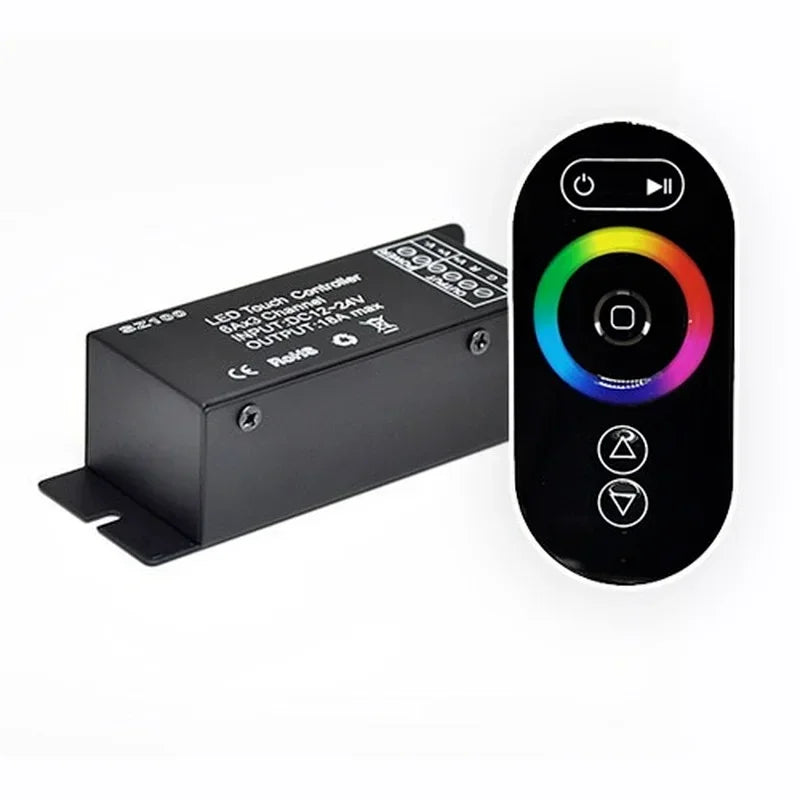 12VDC 24VDC Wi-Fi Bluetooth Remote Control Music Wireless 20Key 24Key Color Wheel RGB RGBW Controller Qme Default Title