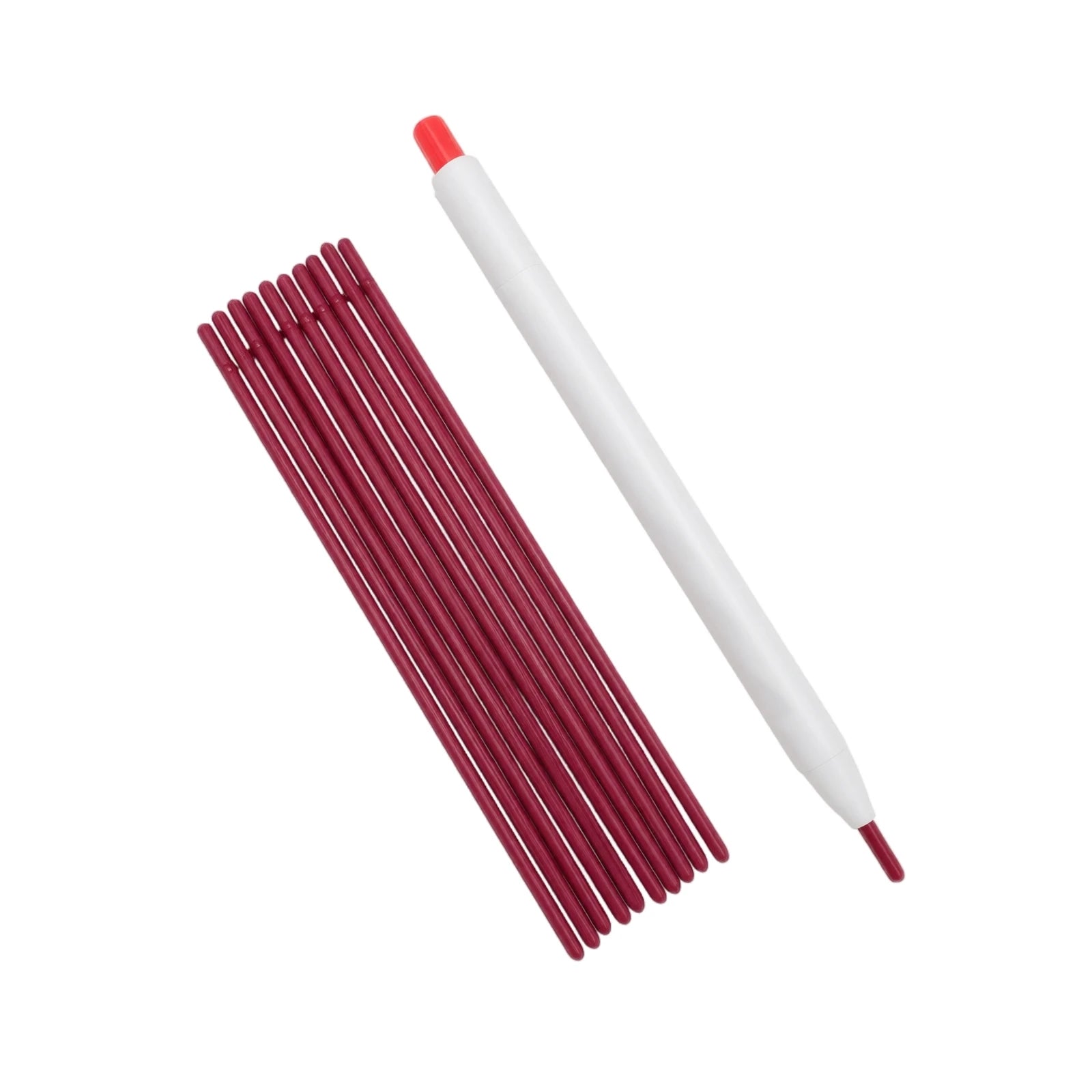 Heat Erasable Magic Marker Pen Temperature Disappearing Fabric Pens Multi Purpose Line Marking DIY Craft Sewing Accessories Qme Red