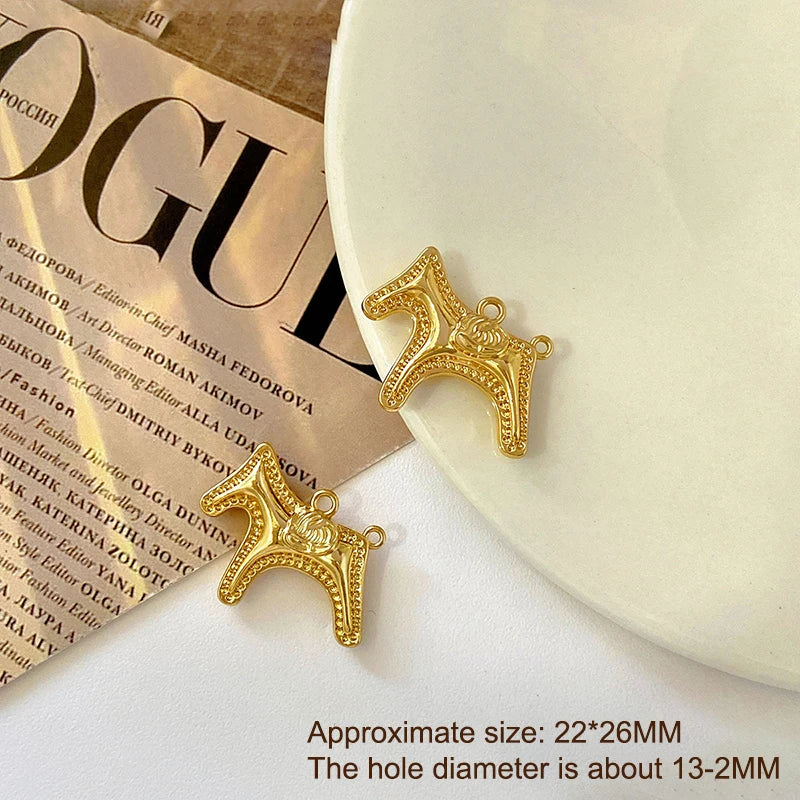 1Pcs Cute Gold Silver Color Horse Charms Pendants For Jewelry Making Necklace Earrings Bracelet DIY Accessories Supplies Qme A7