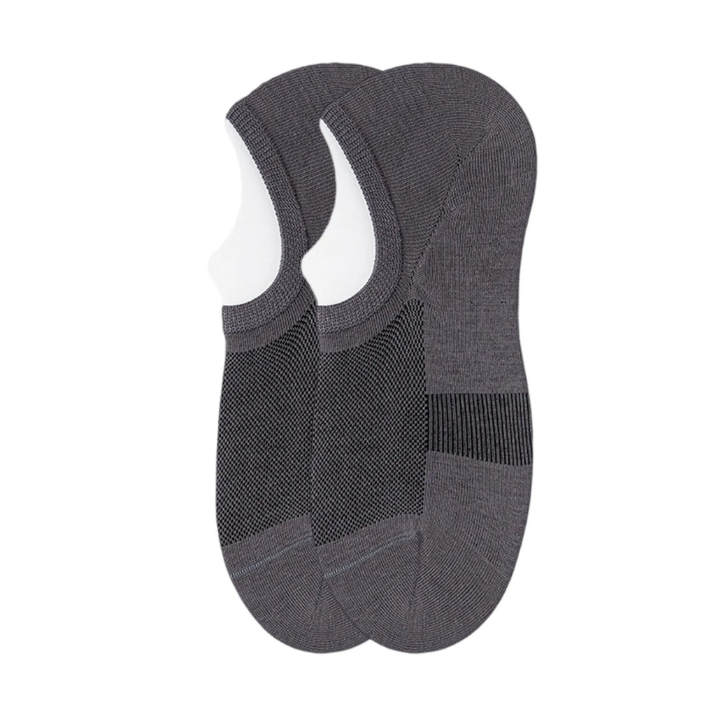 Men's Thin Mesh Boat Socks Non-slip Cotton sweat-absorbent and Odor-resistant Casual Low Cut Socke Sports Breathable Socks Qme