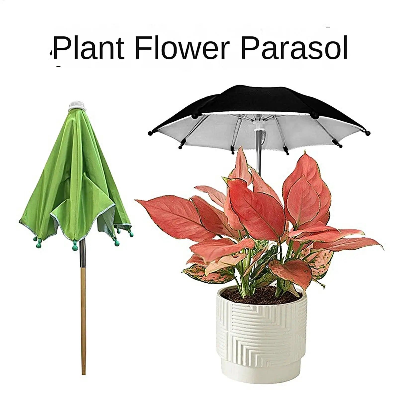 1pcs Plant Umbrella Portable Water Resistant Garden Umbrellas For Plants Flowers For Patio Balcony Courtyard Backyard Porch Roof Qme