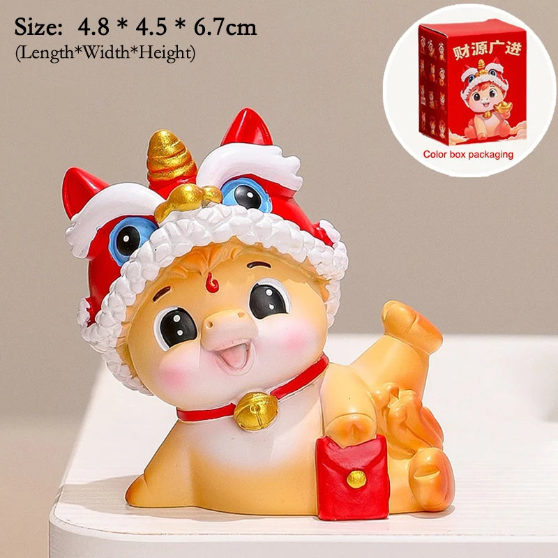 2026 Cute Year Horse Ornament Lucky Toy DIY Desktop Decoration Car