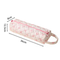A Storage Bag Large Capacity Polyester Material Portable Wear-resistant Portable Drum Hair Dryer Bag Floral Storage Bag Qme bow