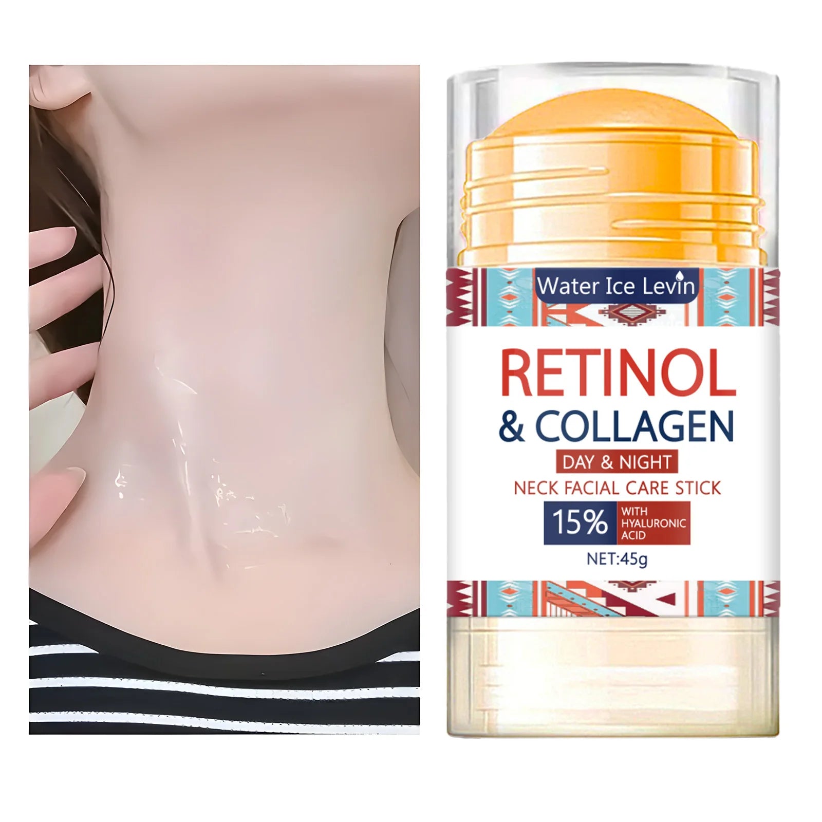 Face and Neck Treatment Bar with Firming Elasticity Improve Loose Skin Lotion Moisturizes and brightens skin Qme