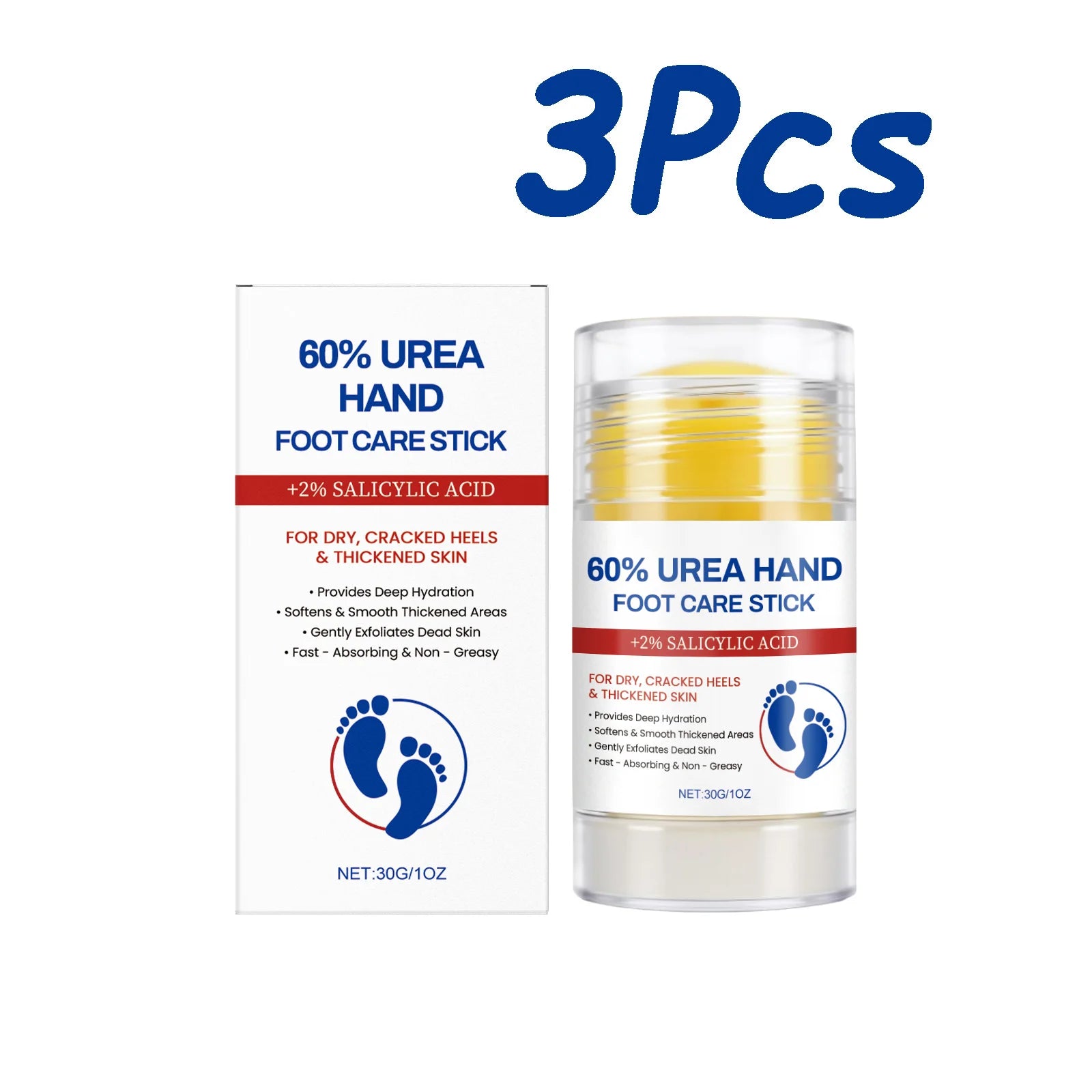 Hand Foot Moisturizing Stick Anti-Cracking Feet Exfoliating Removal Dead Skin Smooth Soft Skin Hand Feet Nourishing Care Balm Qme 90g Boxed