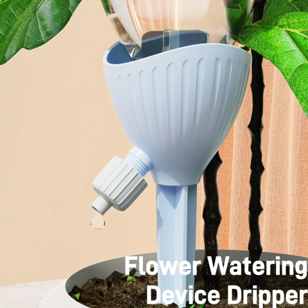 Flower Watering Device with Adjustable Flow Rate Automatic Watering of Plants Dripping Device for Timed Seepage of Green Plants Qme