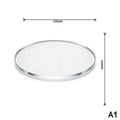 Clear Acrylic Coasters Multifunction Cup Placement Decoration Jewelry Qme A1