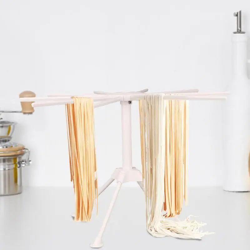 Spaghetti Stand Folding Noodle Rack With Transfer Wand And 10 Arms Spaghetti Tree Stand Hanger For Kitchen Easy Storage Qme