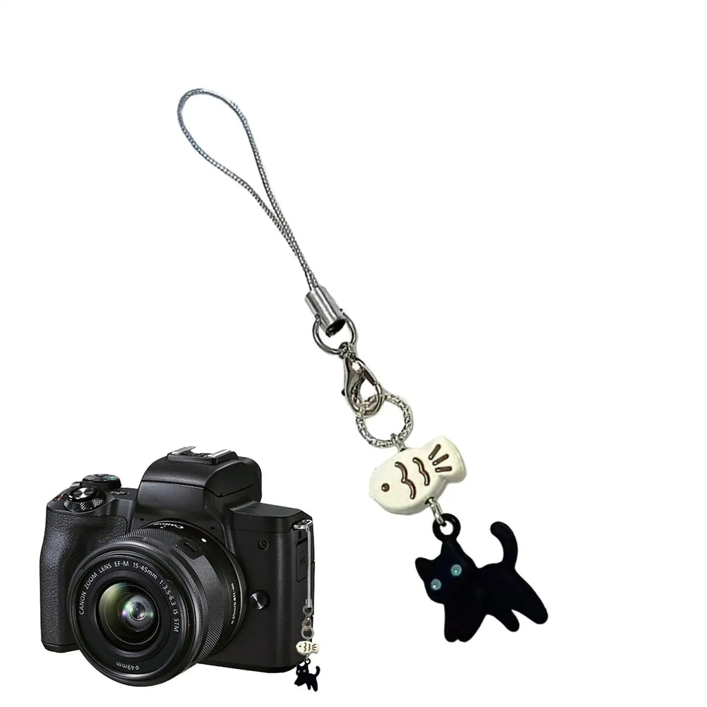 1pc Animal Phone Pendant Resin Cat Cartoon Phone Pendant Aesthetic Phone Accessories Animal Phone Strap For Phone & Keychain Qme