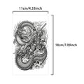 Dragon Soaring Temporary Tattoo, Herbal Juice Waterproof & Long-Lasting, Elegant Realistic Body Art for Arm, Sleeve & Thigh Qme HC-898