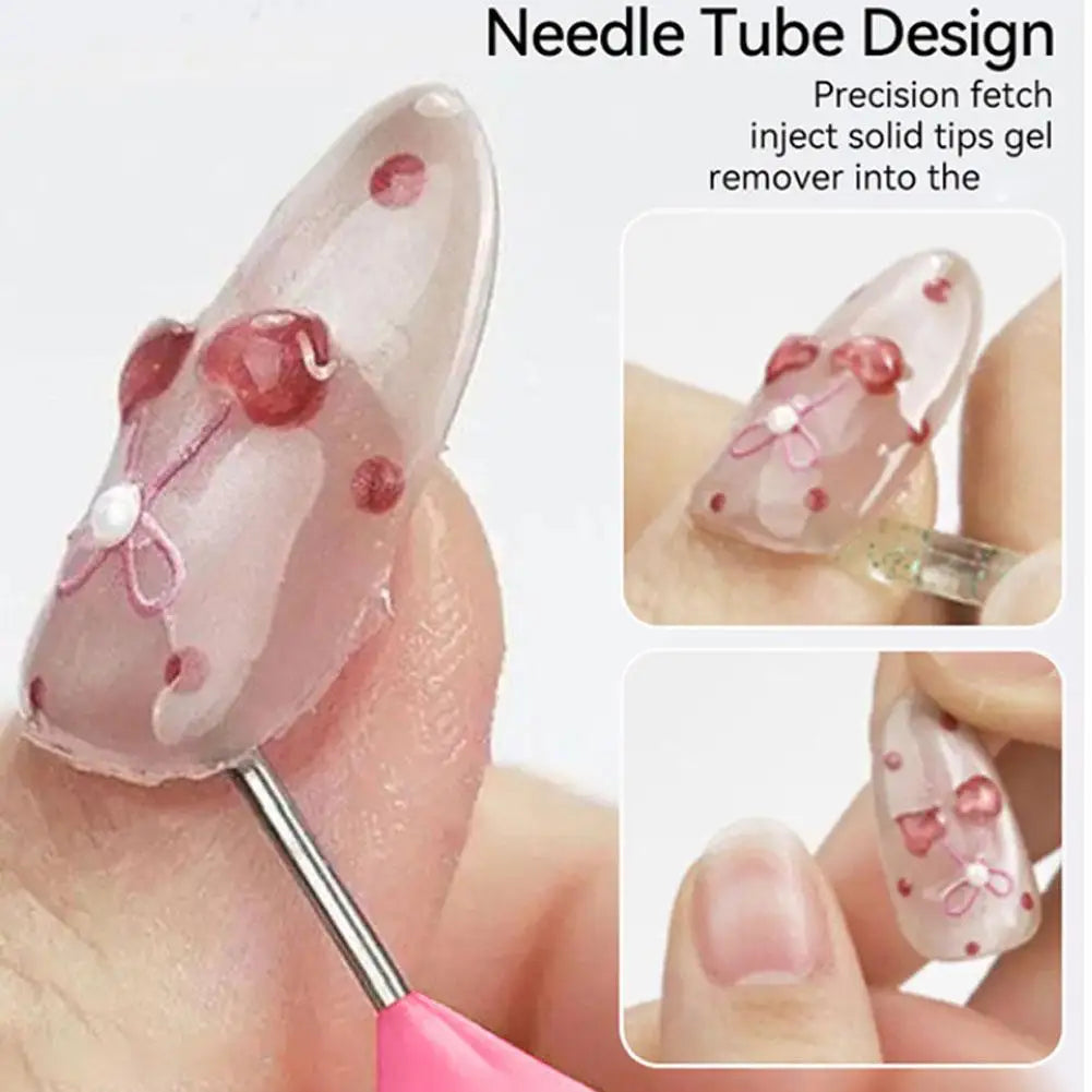 Nail Glue Remover Press Acetone Polish Multi-functional Nails Tips Qme