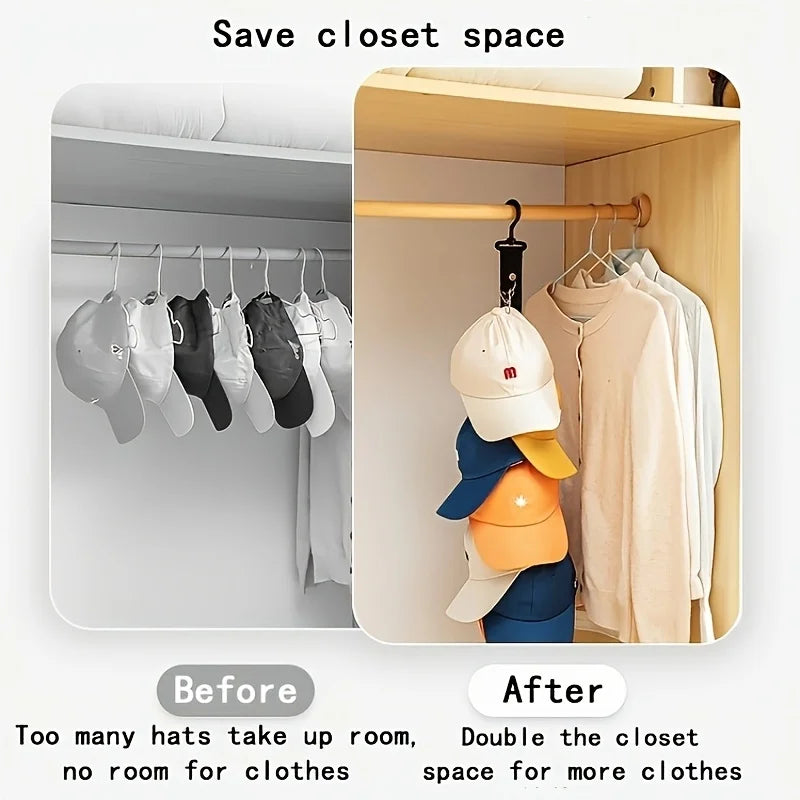 Stainless steel hat rack, suitable for storing and decorating summer clothes. Non-electric hat rack, used as a hat storage Qme