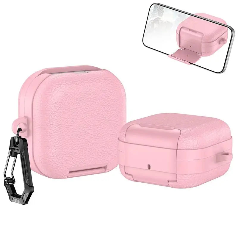 Lychee Pattern Case GalaxyBuds4 4pro Headphones Full Body Protection Qme A5