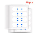 40- V-shape Face Lifting Tape Invisible Transparent Thin Adhesive Qme 40 pcs stickers