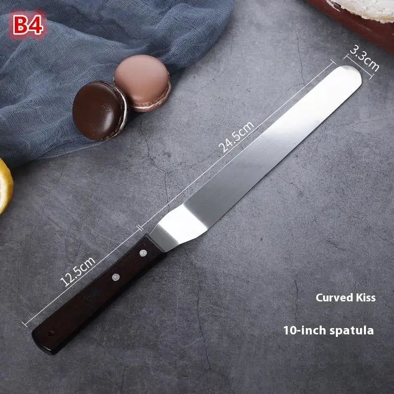 4 6 8 Stainless Steel Cake Spatula Kitchen Pastry Decoration Tools Qme B4