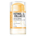 45g Retinol and Collagen Day and Night Neck Cream Facial Stick, Hydrating and Moisturizing, Non-Greasy, Easy to Use, Easy to Absorb, Gentle and Non-Irritating, Deeply Absorbed! Qme 1 Piece 45g