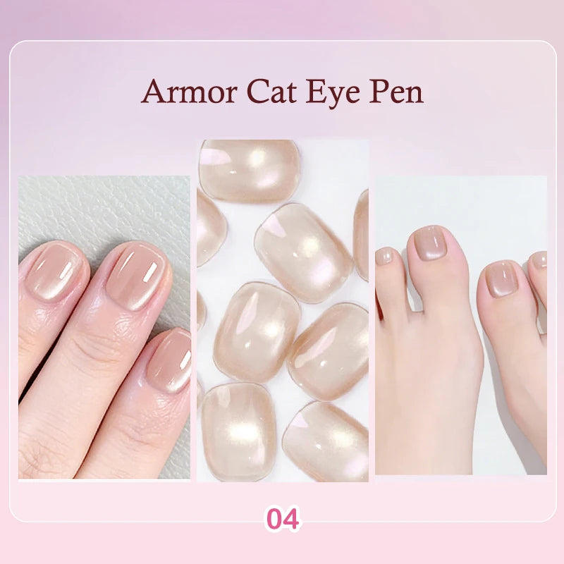 1 Cat Eye Magnetic Pen Nails All-in-one Nail Polish Gel Lazy Manicure Qme 4