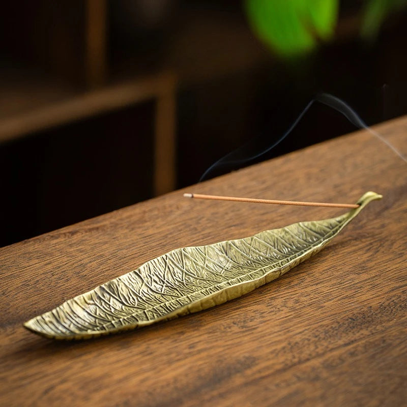 Creative Incense Holder Aromatherapy Ornament Boat Old Men Fishing Qme B