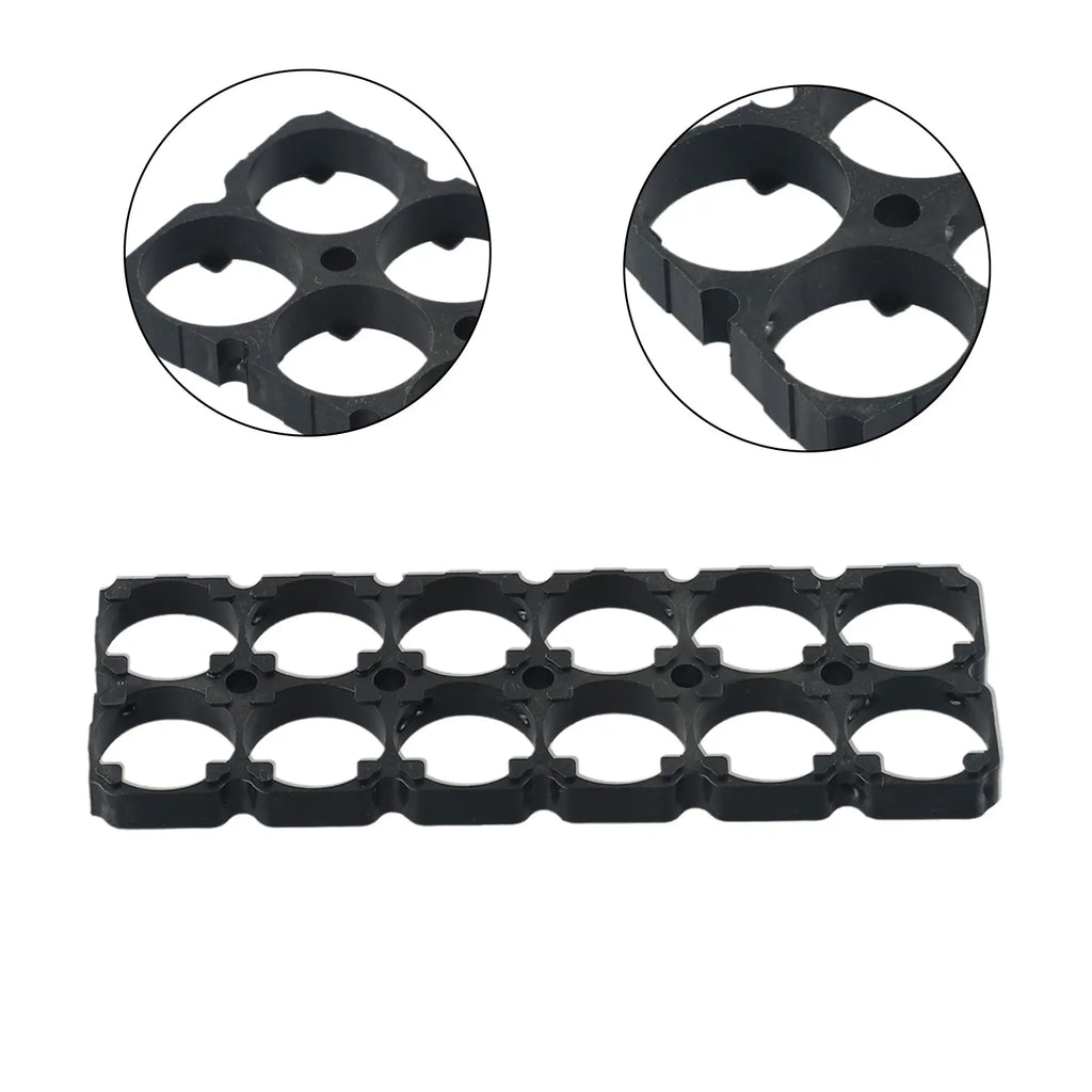 4pcs 2x6 21700 Batteries Battery Fixed Bracket Battery Holder Holding Battery Packs Plastic Frame Bracket Workshop Accsessories Qme