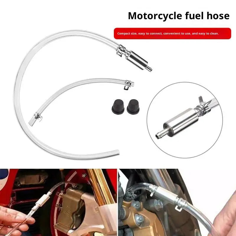 Car Clutch Brake Bleeder Hose Hydraulic One Way Valve Tube Bleeding Qme 2