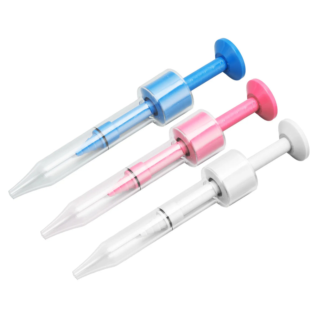 Earmold Injector Ear Impressions Taking Earmold Injector Professional PP Ear Prints Syringe Sampling Tool 3.5mm Earmold Syringe Qme