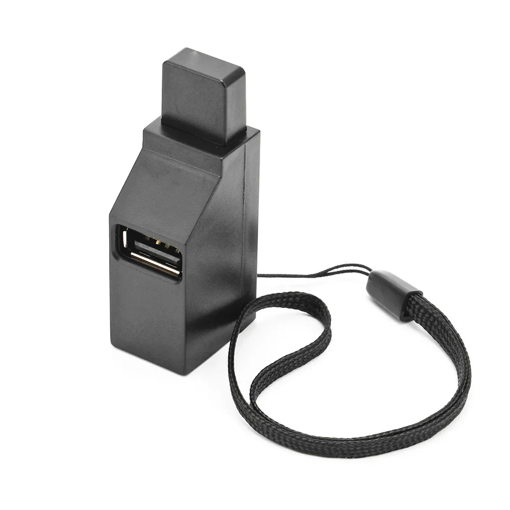 5pcs For PC Laptop, USB 3.0 HUB Adapter Extender for USB 3.0 Card Reader, Hi-Speed USB 2.0, Mini Splitter Box 1 to 3 Ports Qme