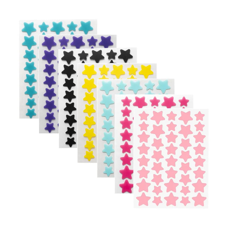 40 Patch/Pcs Stars Acne Patches Hydrocolloid Pimple Patch Removes Blackheads Pimples Stickers Acne Remover Star Pimple Patches Qme