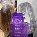 Color Fixing Hair Dye Shampoo to Cover Gray Hair Fade Yellow After Bleach Hair Shampoo Non-irritating Purple Shampoo for Blonde Qme 1pc