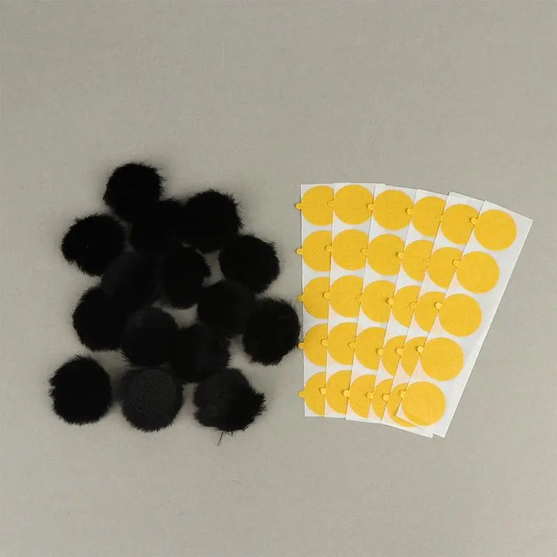 Reusable Furry Soft Lavalier Microphone Covers Windproof Stickers Qme
